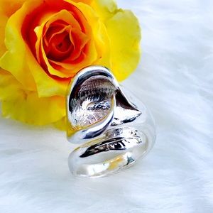 Calla Lily Flower .925 Sterling Silver Ring